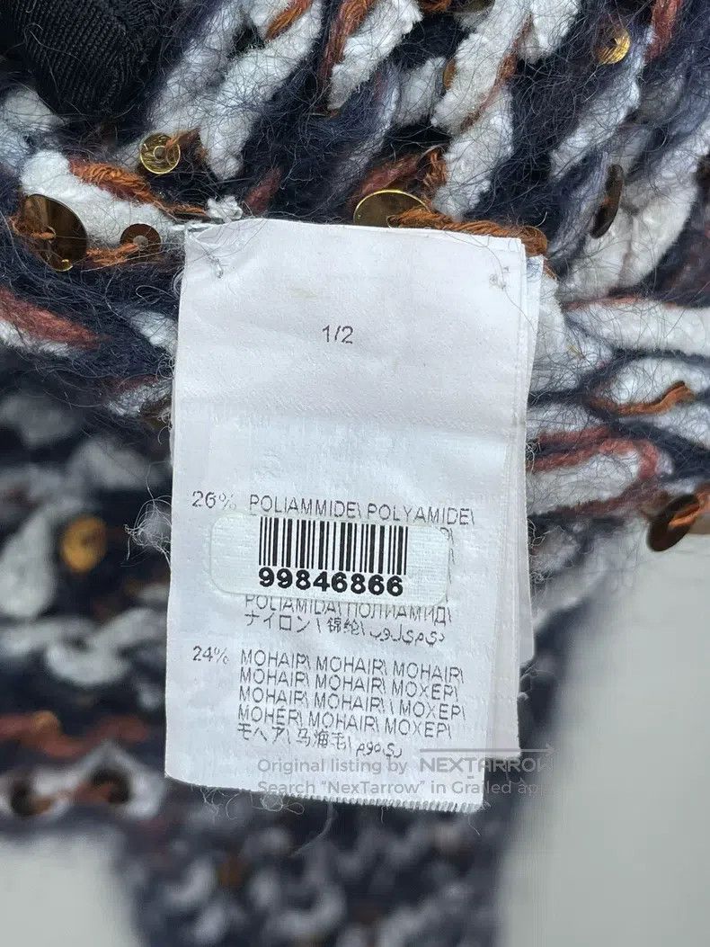 Brunello Cucinelli Brunello Cucinelli Glitter Knit High Neck Sweater Size S / US 4 / IT 40 - 6 Thumbnail