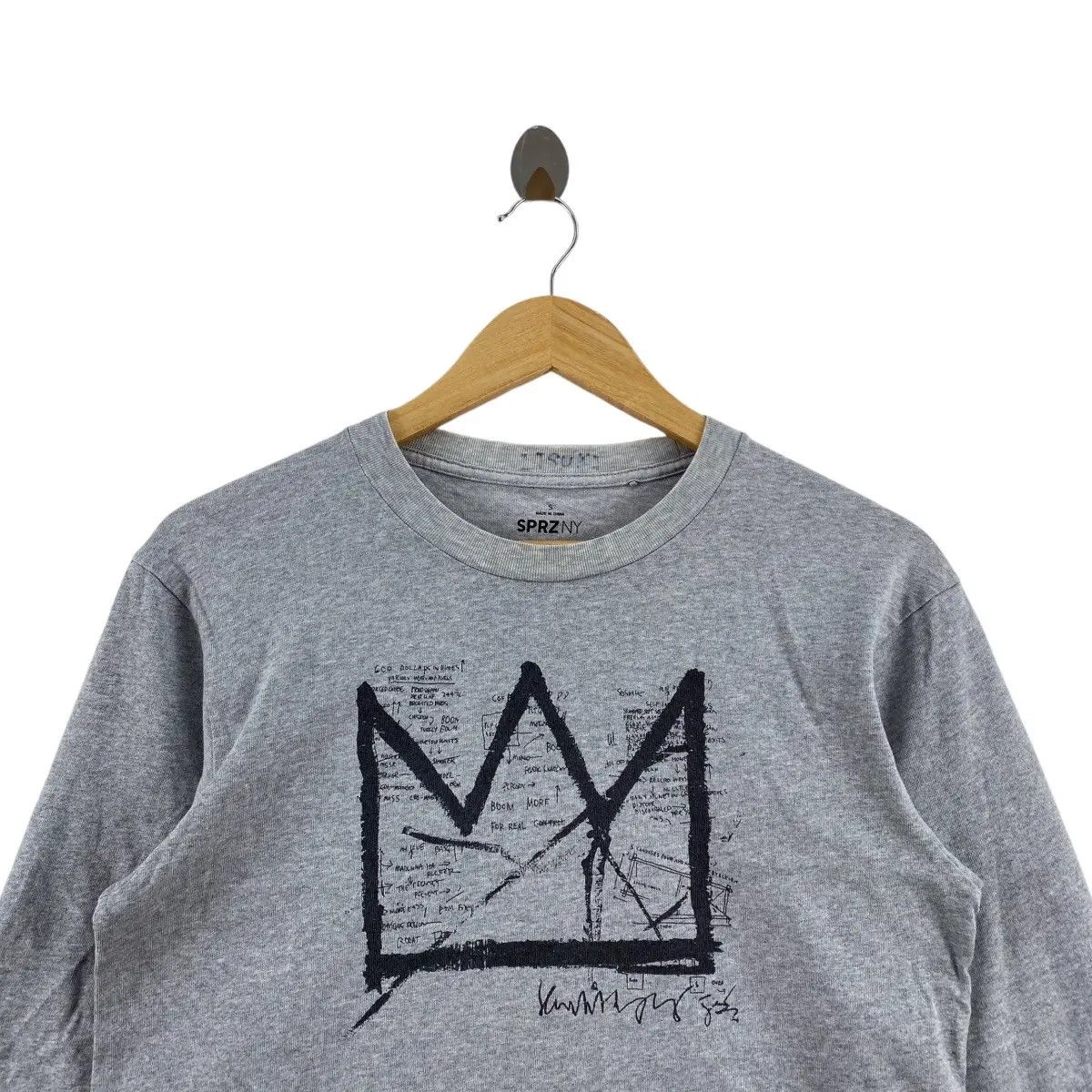 Jean-Michel Basquiat JEAN MICHEL BASQUIAT x UNIQLO Crown Tee Shirt Top Size US S / EU 44-46 / 1 - 2 Thumbnail
