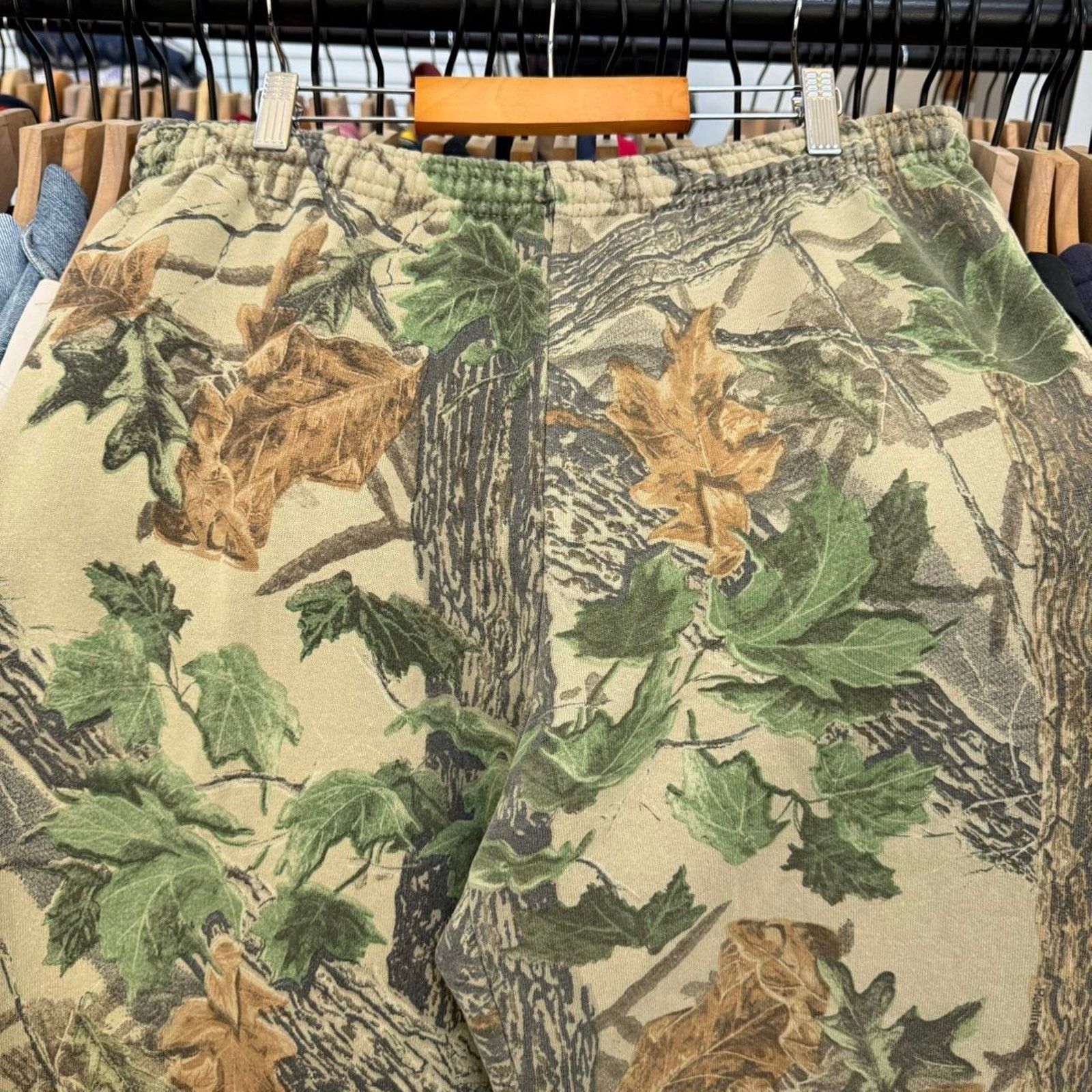 Other Vintage 90s Hunting Camo Baggy Sweatpants Size US 34 / EU 50 - 3 Thumbnail