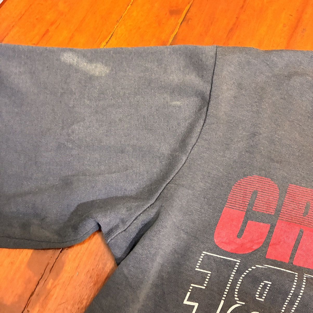 Japanese Brand CRU VINTAGE SKATE WEAR SUNFADED SPELL OUT Size US XL / EU 56 / 4 - 3 Thumbnail