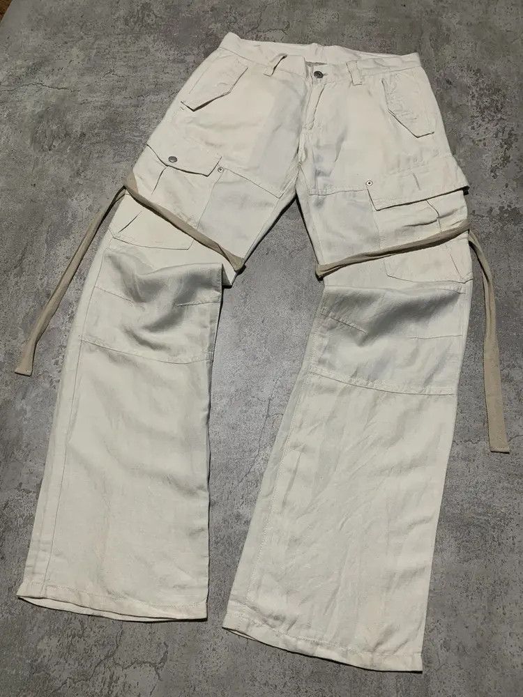Tornado Mart Tornado Mart Japan bodage flared cargo pants Size US 29 - 2 Thumbnail
