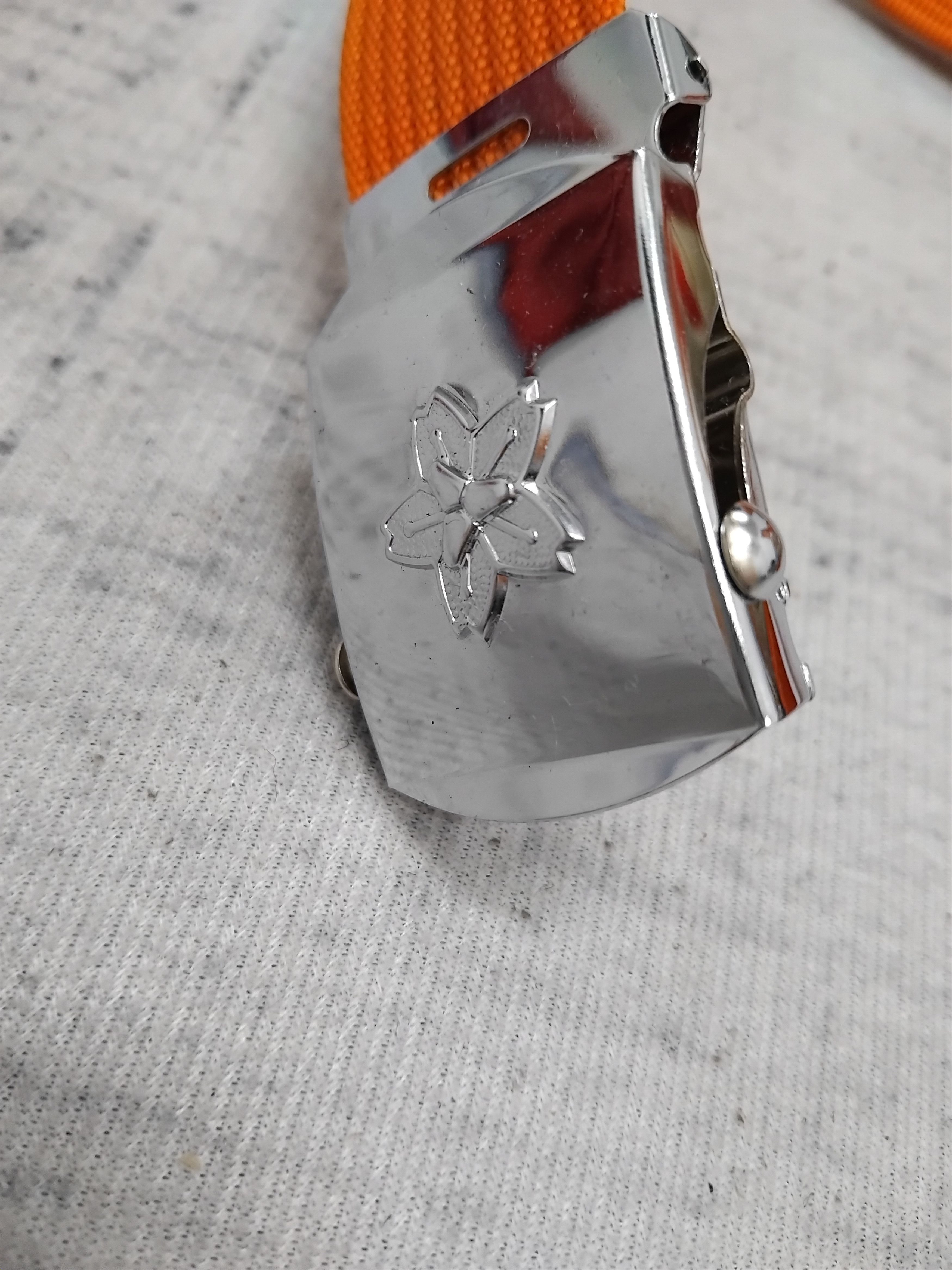 Japanese Brand 💥Unnamed flower orange colour belt Size ONE SIZE - 2 Thumbnail