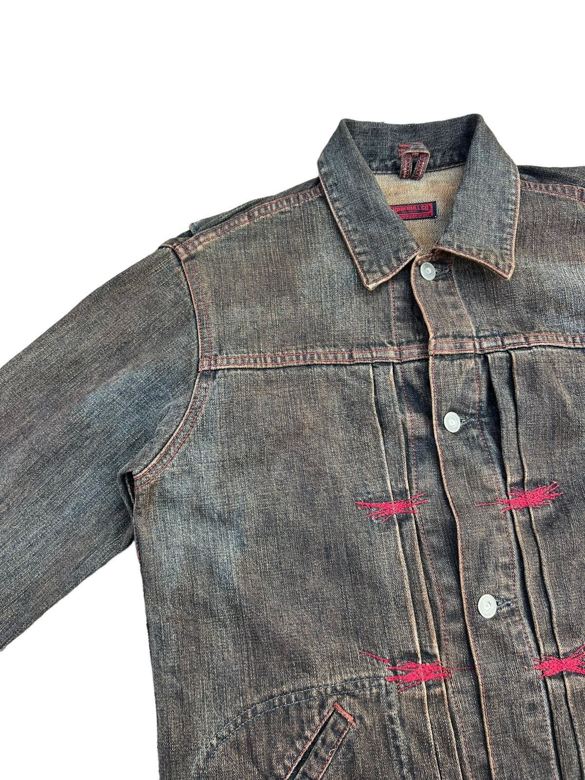 Johnbull Vintage 90s John Bull Japan Waxed Denim Jacket Size US M / EU 48-50 / 2 - 4 Thumbnail
