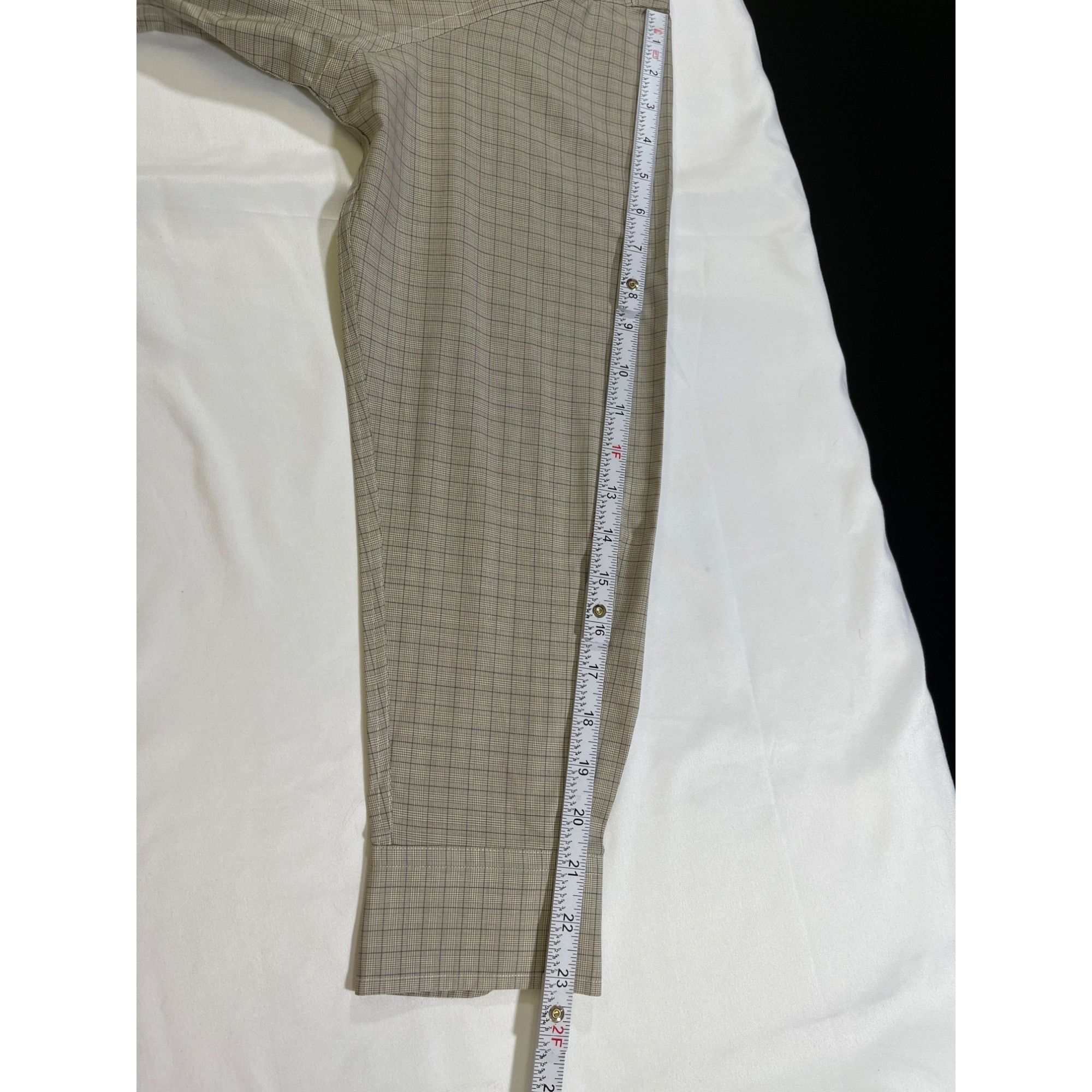 Lauren Ralph Lauren Lauren Ralph Lauren SKU 7776 Mens Beige Plaid Long Sleeve Bu Size US M / EU 48-50 / 2 - 7 Thumbnail