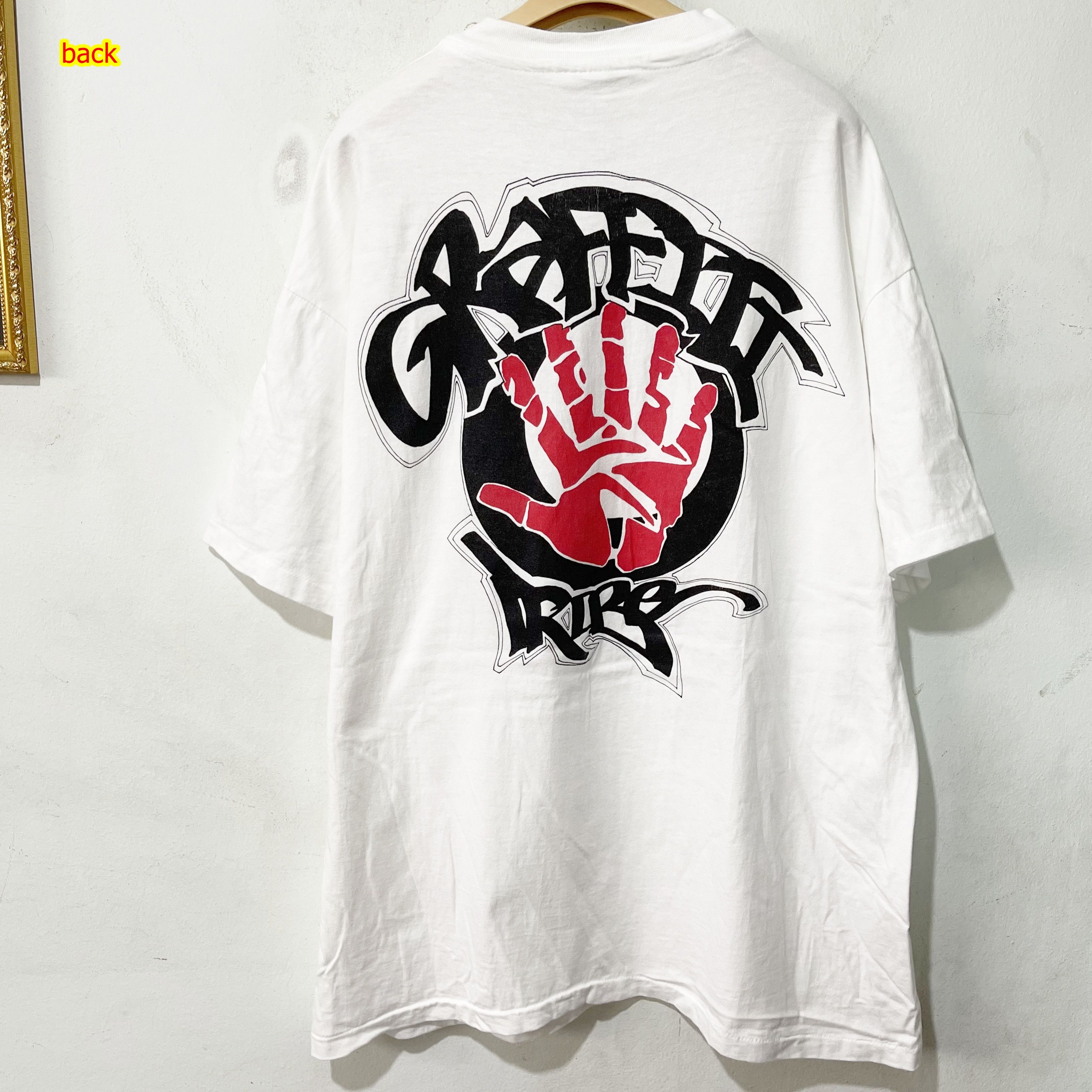 Vintage Vintage 90s Graffiti Tribe T-Shirt Size US XL / EU 56 / 4 - 1 Thumbnail