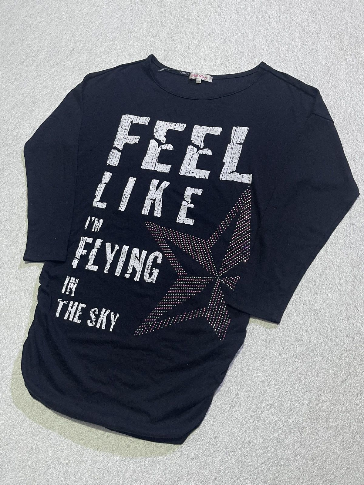 Hysteric Glamour Y2K PETIT BERRY LONG SLEEVE WITH GLITER MOTIF Size M / US 6-8 / IT 42-44 - 2 Thumbnail