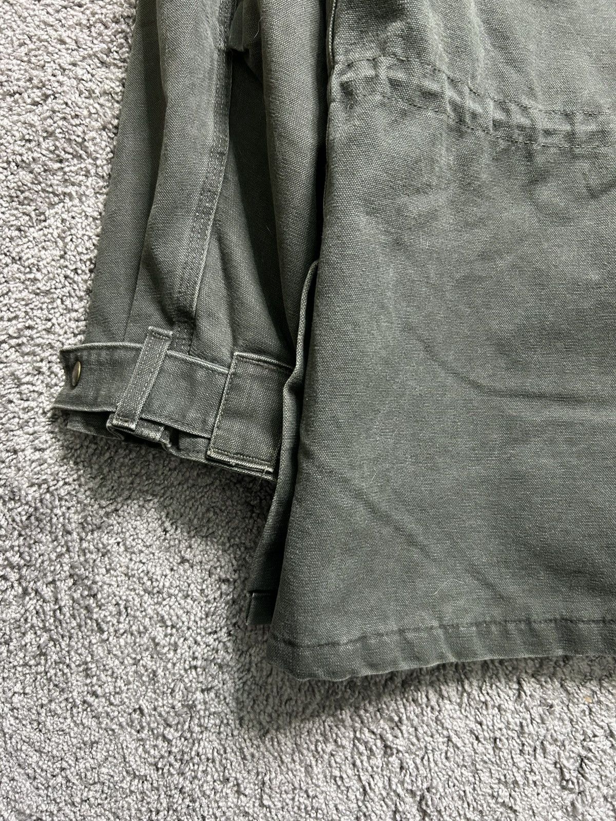 Carhartt Vintage 90s Carhartt Blanket Lined Chore Jacket Moss Earth Size US L / EU 52-54 / 3 - 7 Thumbnail