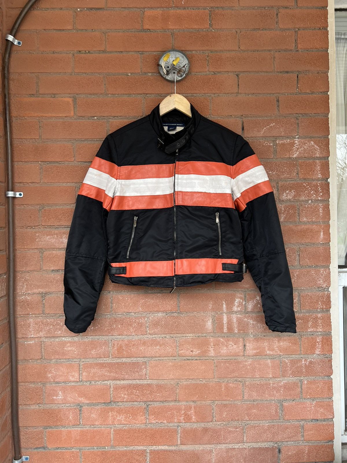 Ralph Lauren Sport 90s Ralph Lauren Moto Jacket Size M / US 6-8 / IT 42-44 - 1 Thumbnail