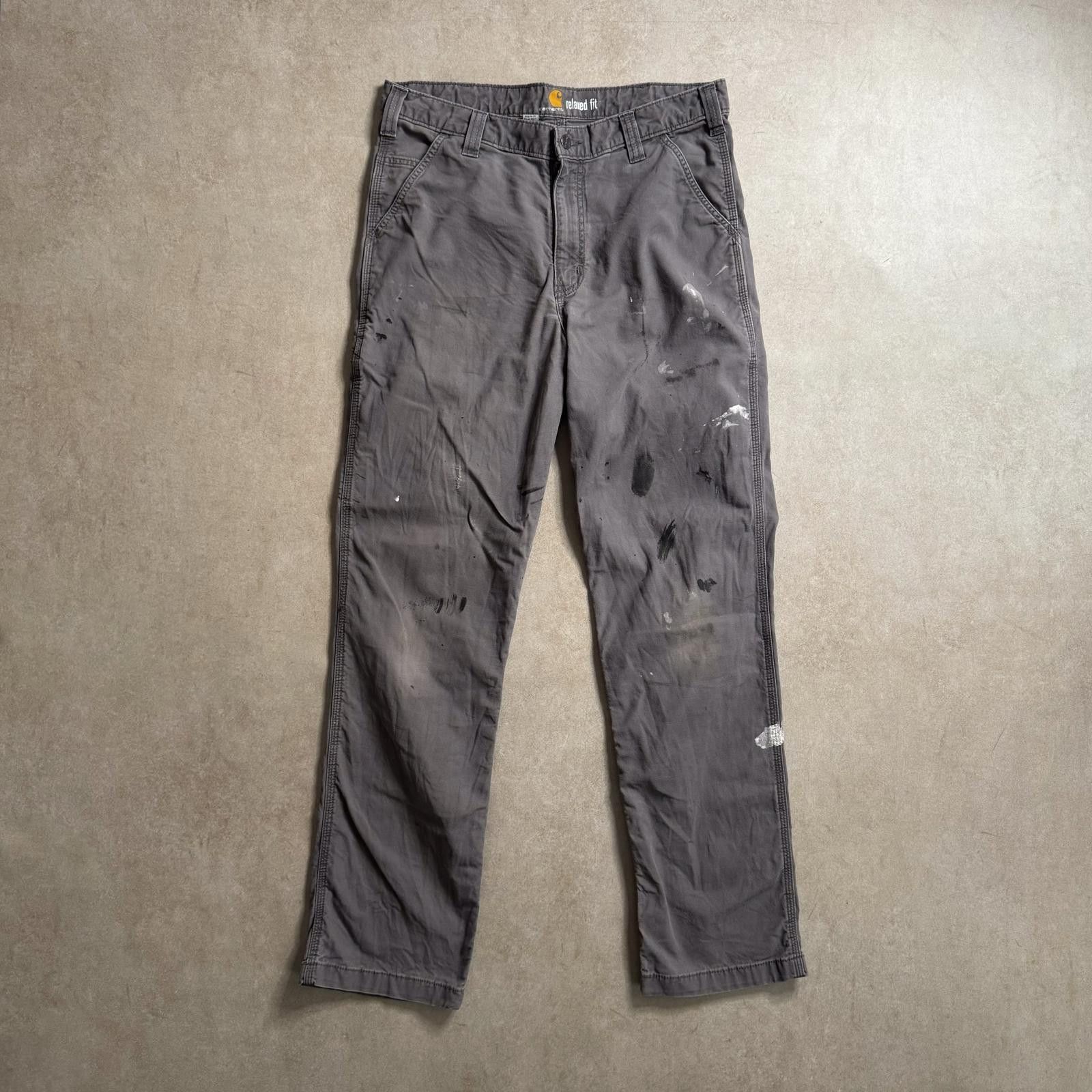 Carhartt Carhartt Grey Relaxed Cargo Pants - 34inch Size US 34 / EU 50 - 1 Thumbnail