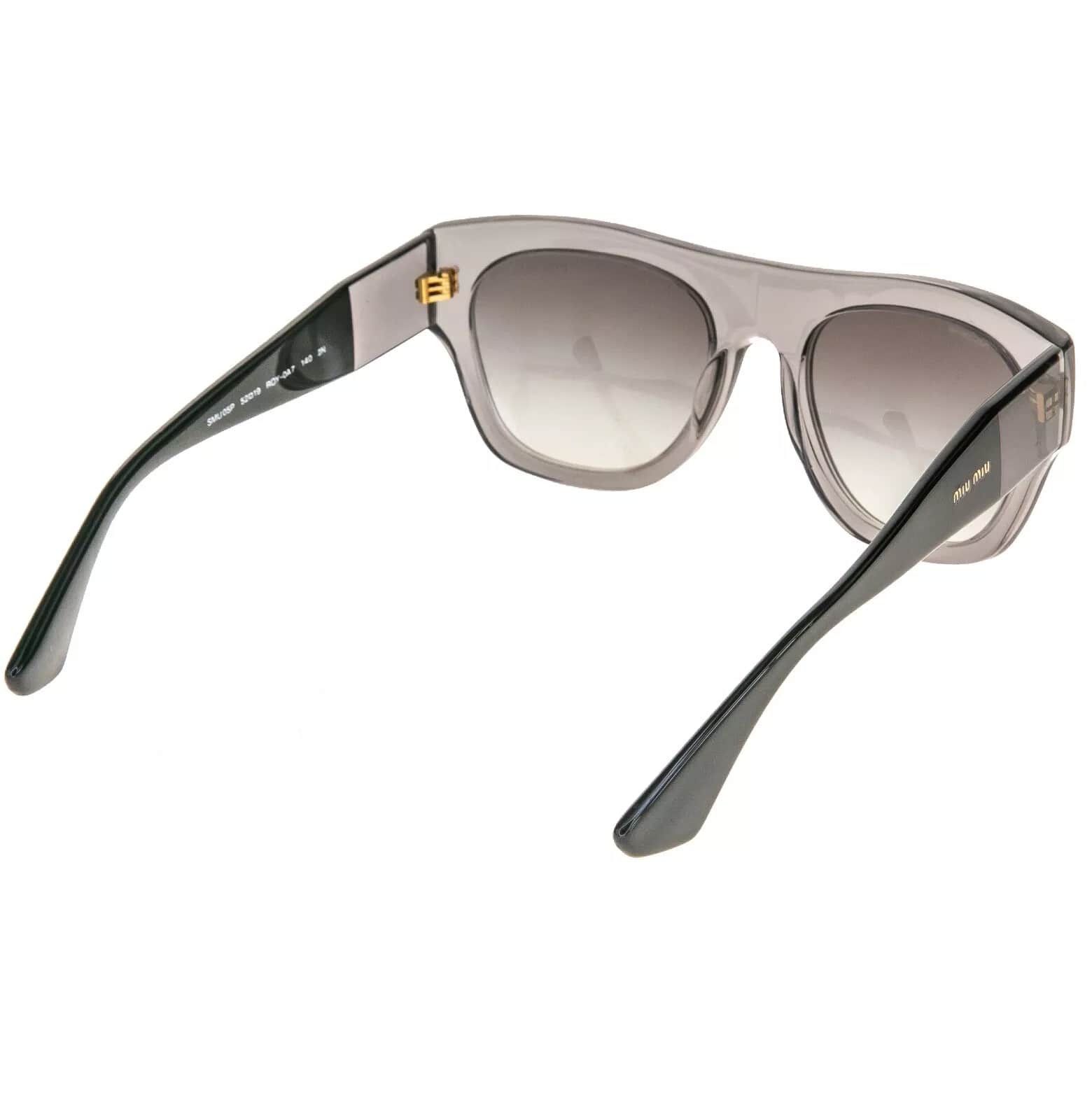 Miu Miu MIU MIU 05P ECLAT Chunky Rectangle Sunglasses MU05PS 05PS Size ONE SIZE - 7 Thumbnail