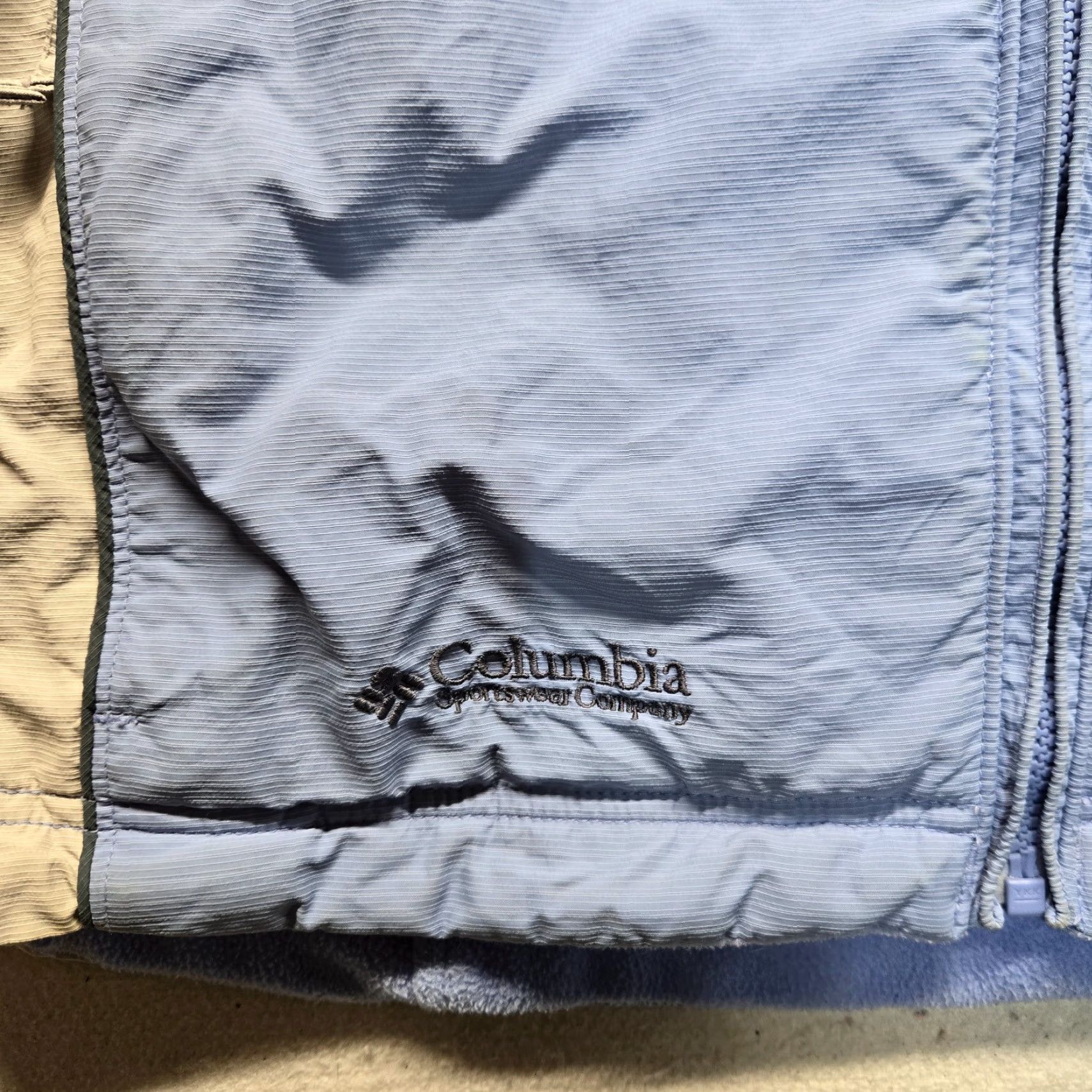 Vintage Columbia Reversible Fleece Vest Women's Size M Medium Blue Zip Vest Size M / US 6-8 / IT 42-44 - 3 Thumbnail