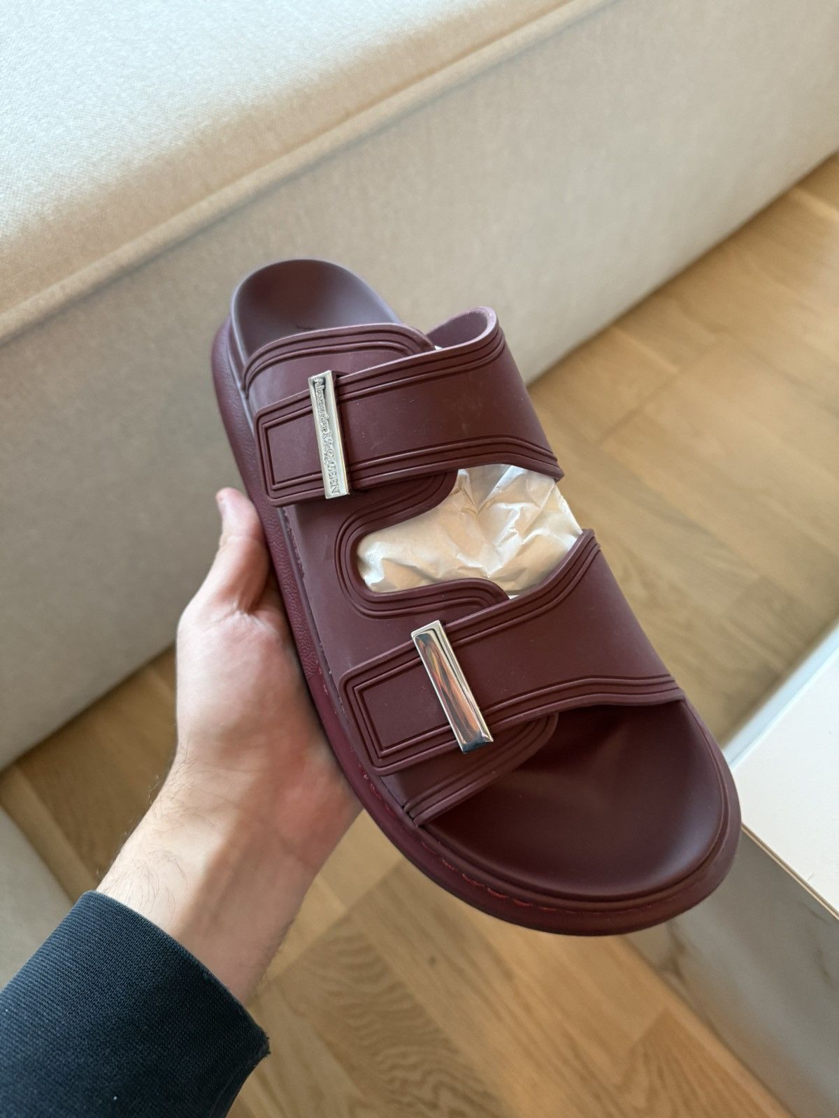 Alexander McQueen Alexander McQueen Slides Size US 9.5 / EU 42-43 - 3 Thumbnail