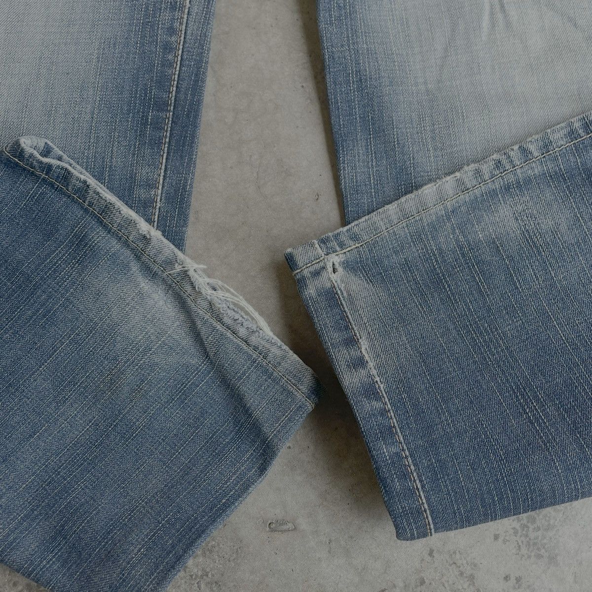 Edwin 🔥Vintage Edwin 503 Stoned Washed Ripped Distress Denim Jeans Size US 33 - 7 Thumbnail