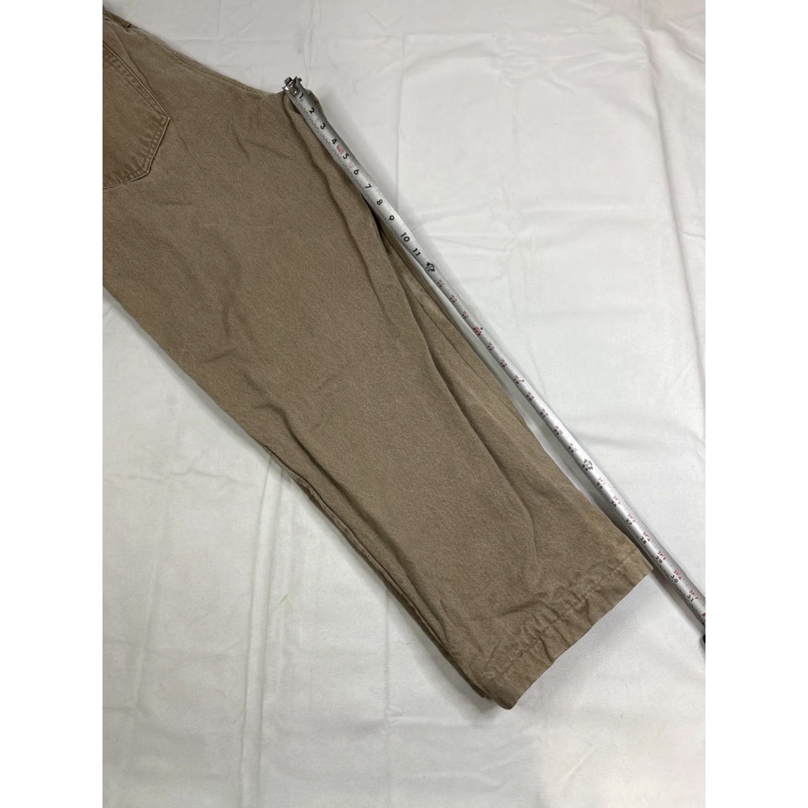 Vintage VINTAGE LL Bean Jeans 40x34 Mens Comfort Waist Regular 34 Inseam Brown Flannel Lined Denim Straight - Cold Weather 5-Pocket Mens Size US 40 / EU 56 - 6 Thumbnail