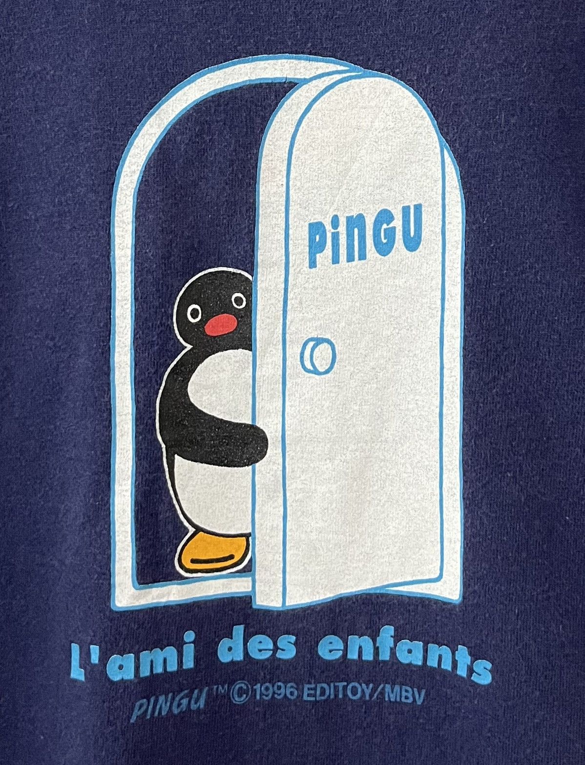 Vintage VINTAGE 90s PINGU ANIMATED SERIES CARTOON TSHIRT Size US M / EU 48-50 / 2 - 6 Thumbnail