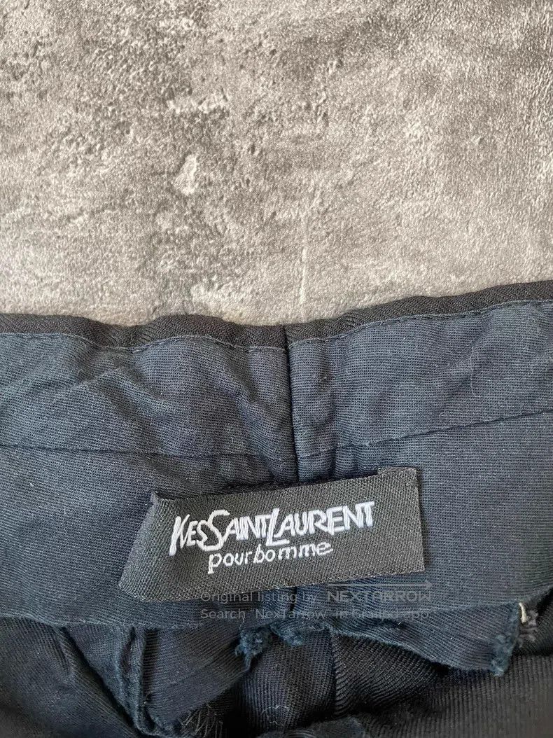 Saint Laurent Paris Saint Laurent Paris Double zipper pocket woolen dress pant Size US 34 / EU 50 - 4 Thumbnail