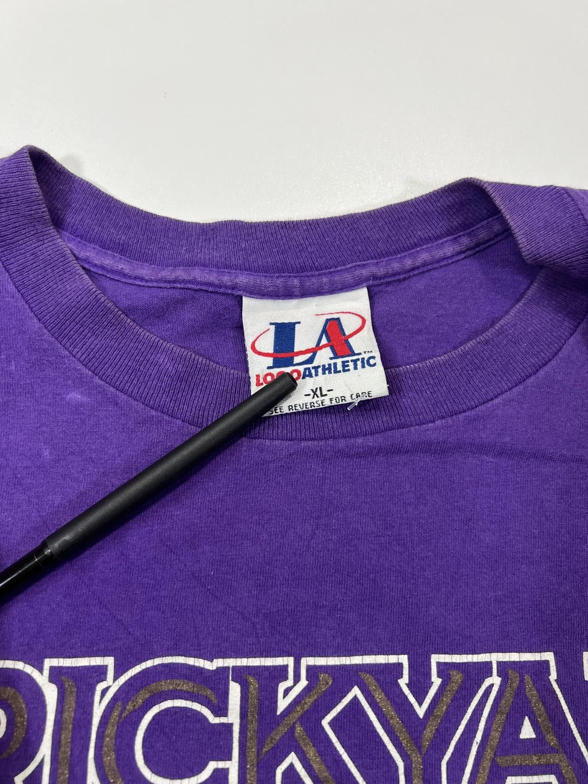 Logo Athletic Brickyard 400 Indianapolis Speedway Race T-Shirt XL Purple Size ONE SIZE - 3 Thumbnail