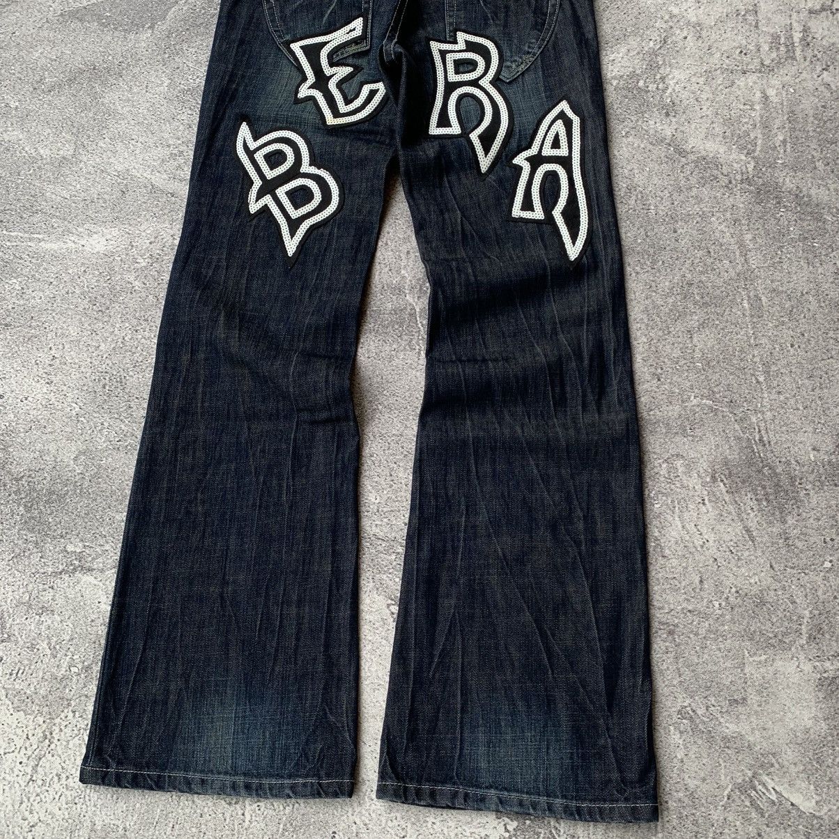 Japanese Brand Vintage Riobera Distressed Flare Denim Jeans Size US 33 - 6 Thumbnail