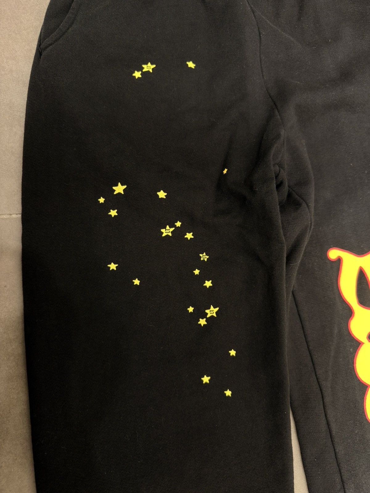 Sp5der SP5DER BLACK ATLANTA SWEATPANTS Medium Size US 32 / EU 48 - 2 Thumbnail