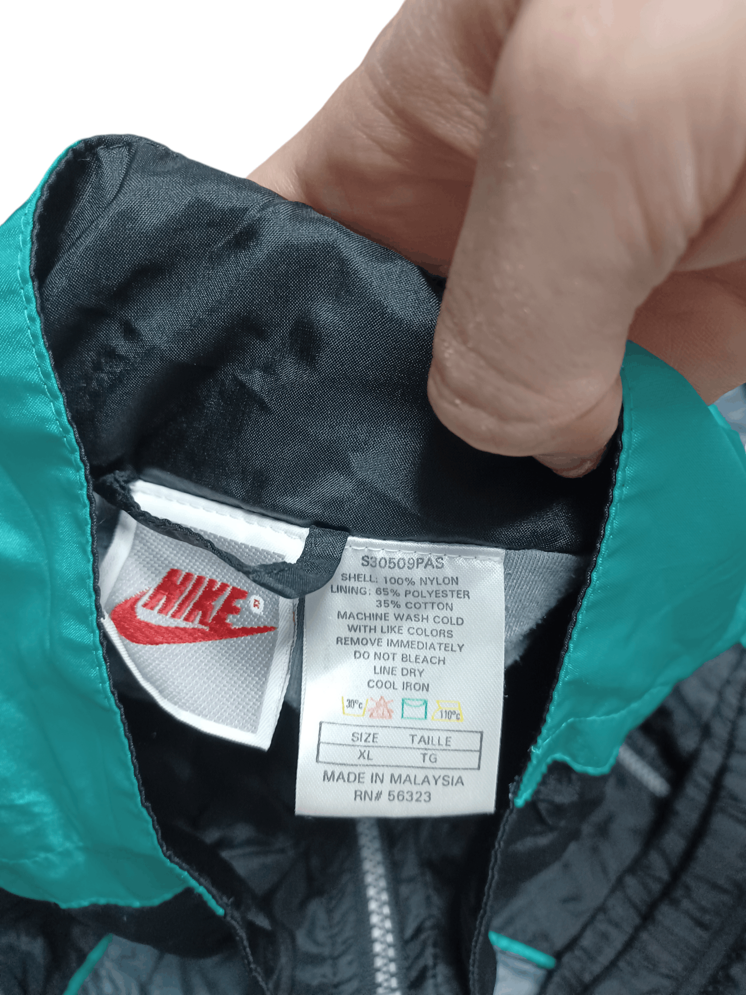 Nike NIKE VINTAGE NYLON TRACK SUIT THERE IS NO FINISH LINE PANTS Size US XL / EU 56 / 4 - 5 Thumbnail