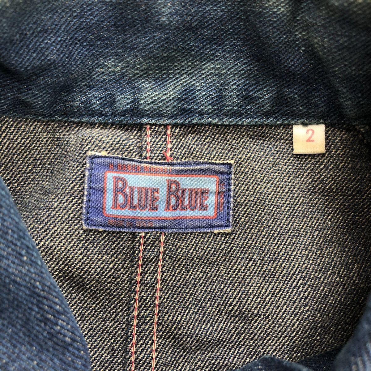 Blue Blue Japan × Vintage 1990s Vintage Blue Blue Japan Selvedge Chore Jacket Size US M / EU 48-50 / 2 - 11 Thumbnail