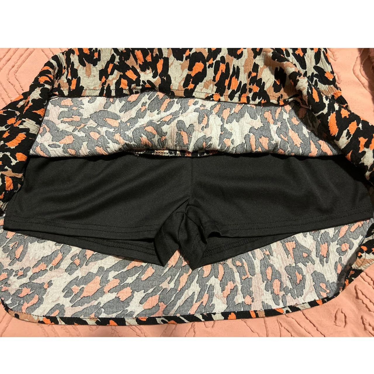 Other YMI Tiered Cheetah Skort Women Small NWOT Size 26" / US 2 / IT 38 - 6 Thumbnail