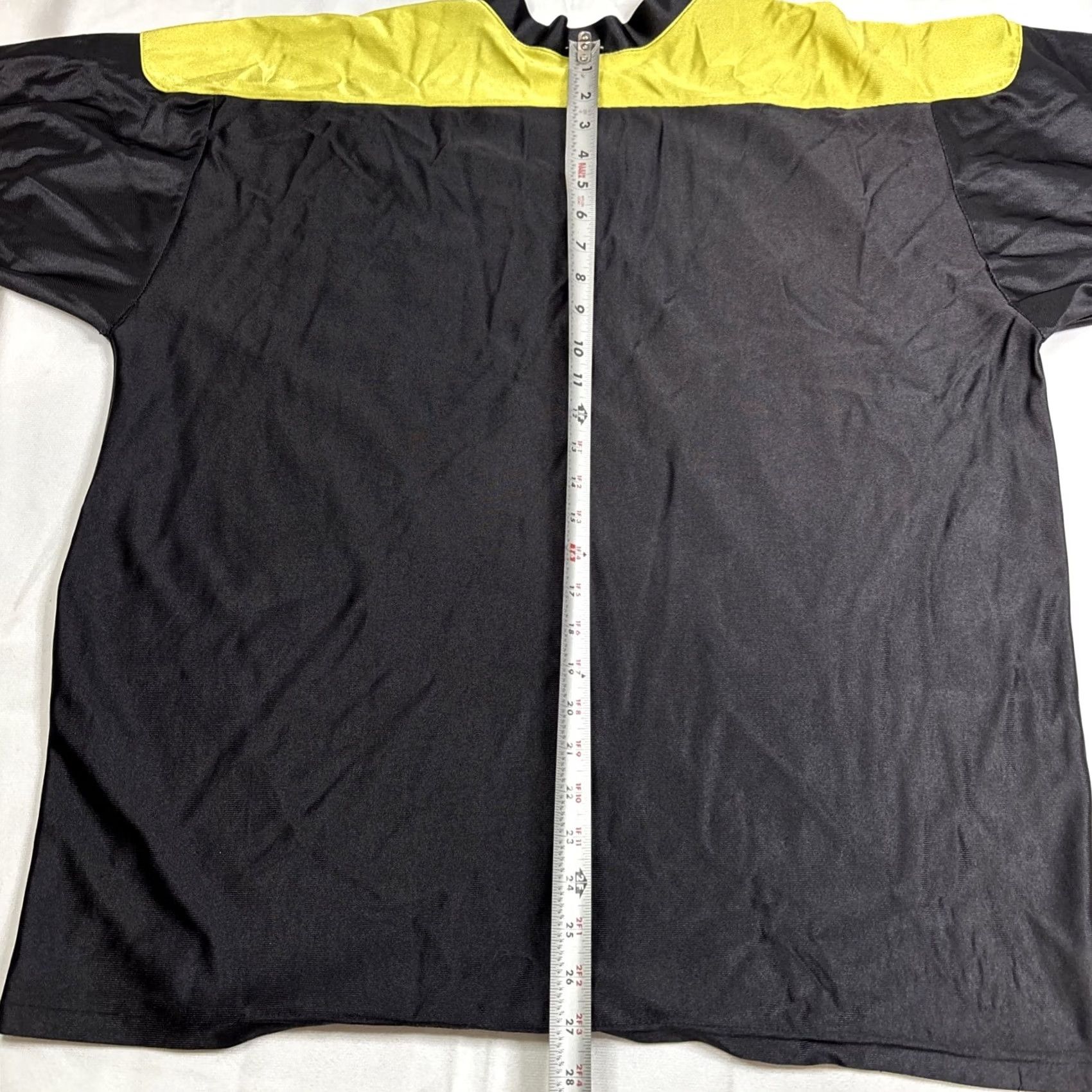 Nike VINTAGE Nike Y2K Jersey Cut Tag XXL Short Sleeve Black Yellow Men Mens Short Sleeve Jersey Nike Y2K 2000s Casual Activewear Size US XXL / EU 58 / 5 - 7 Thumbnail