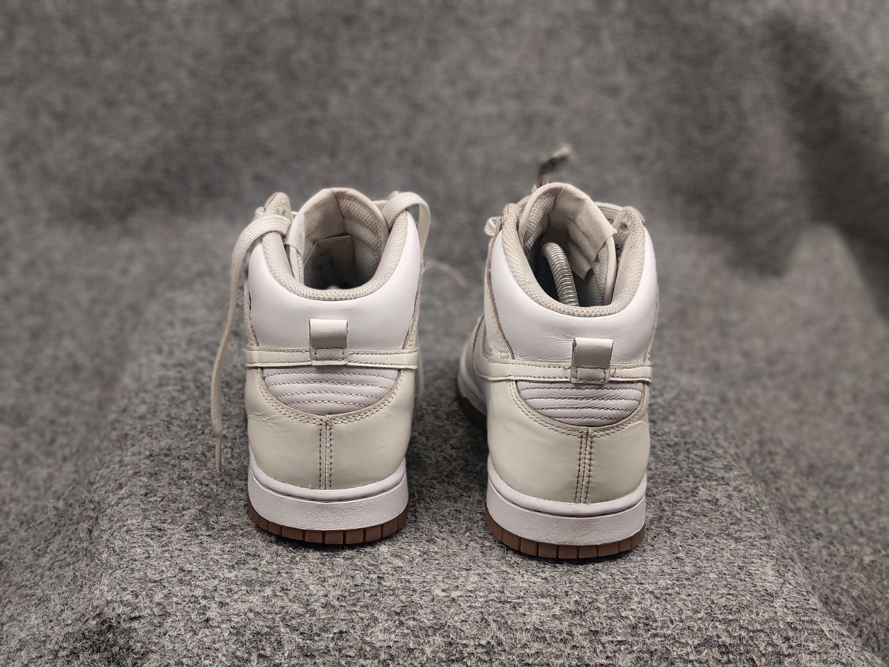 Nike Nike Dunk High Sail Gum Leather White Sneakers Vintage Style Size US 7.5 / EU 40-41 - 15 Thumbnail