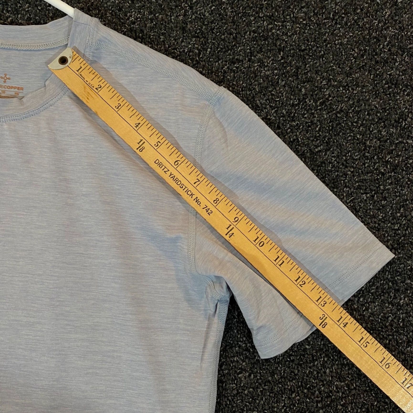 Vintage Tommie Copper Shirt Women's XL Tee Gray Shoulder Support Cool Copper Size XL / US 12-14 / IT 48-50 - 6 Thumbnail