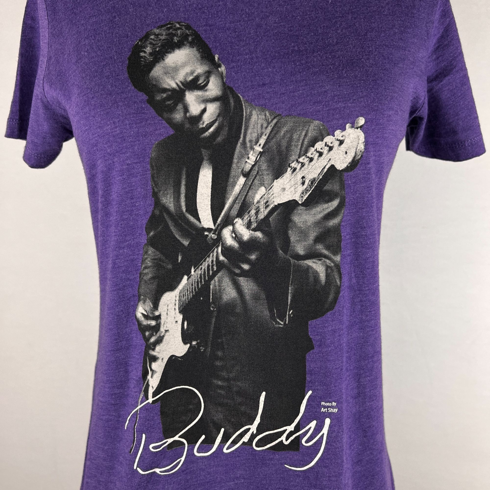 Next Level Buddy Guy Guitar Hero Legends Chicago Womens Med T-Shirt Shi Size M / US 6-8 / IT 42-44 - 2 Thumbnail