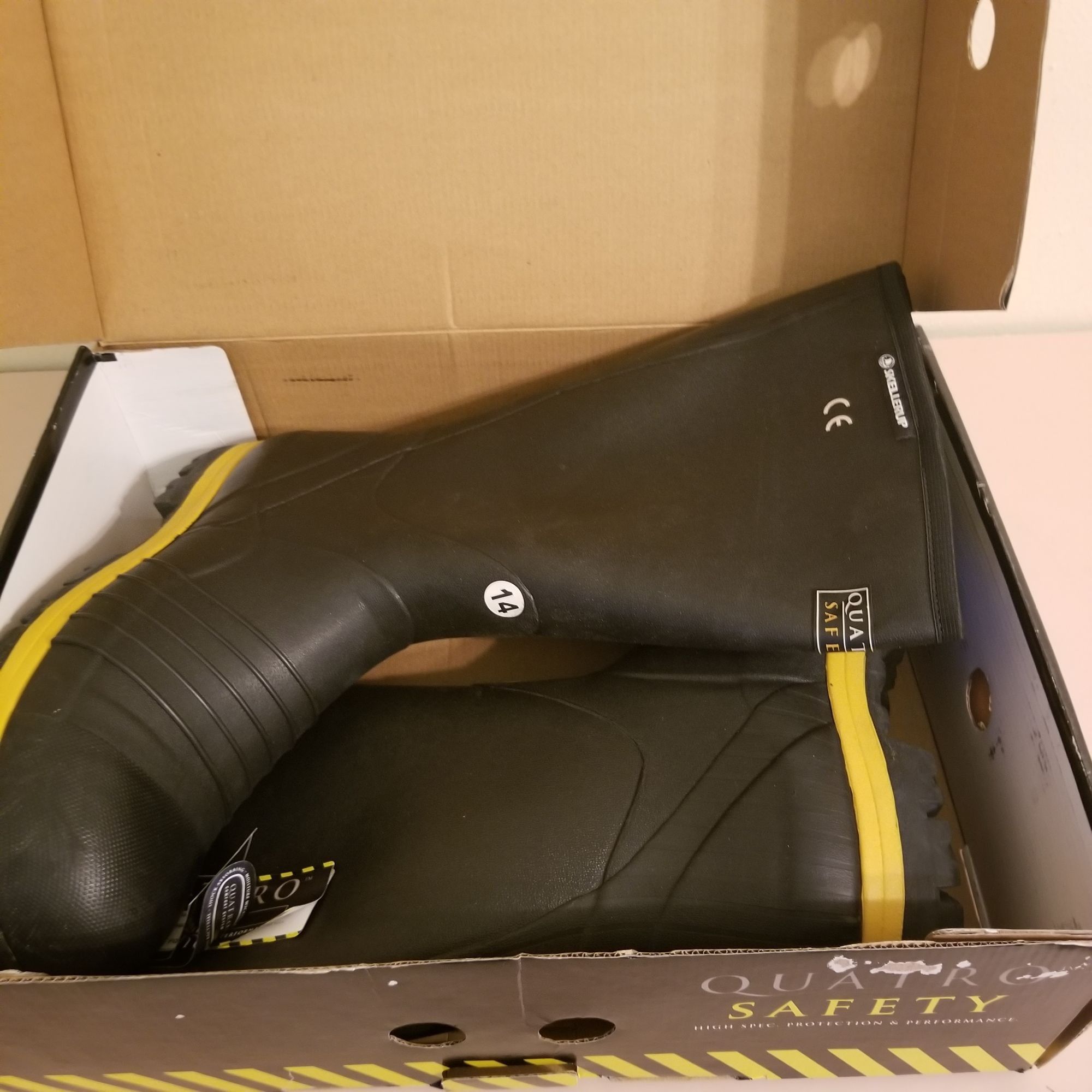 Other Skellerup 14 Quatro Safety Insulated Boots 16 In Knee High S Size US 14 / EU 47 - 11 Thumbnail