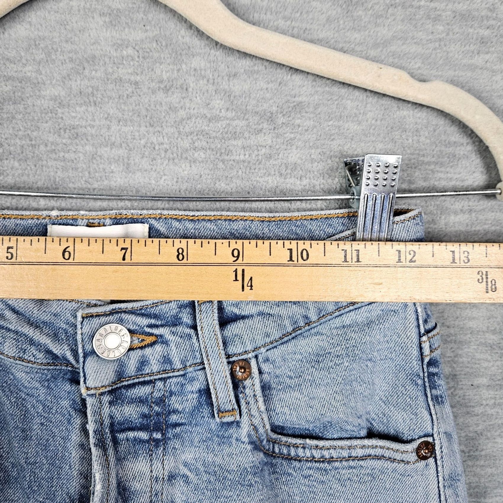 Agolde AGOLDE Blue Button Fly Jeans - Size 25 - Womens Casual Denim Size 42" / US 20 - 5 Thumbnail