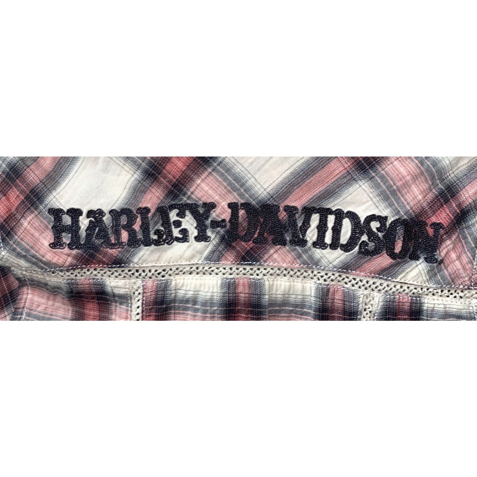 Harley Davidson Harley-Davidson Women's Plaid Button-Up Shirt Size XS Sleeveless Multicolor Casual Size XS / US 0-2 / IT 36-38 - 5 Thumbnail