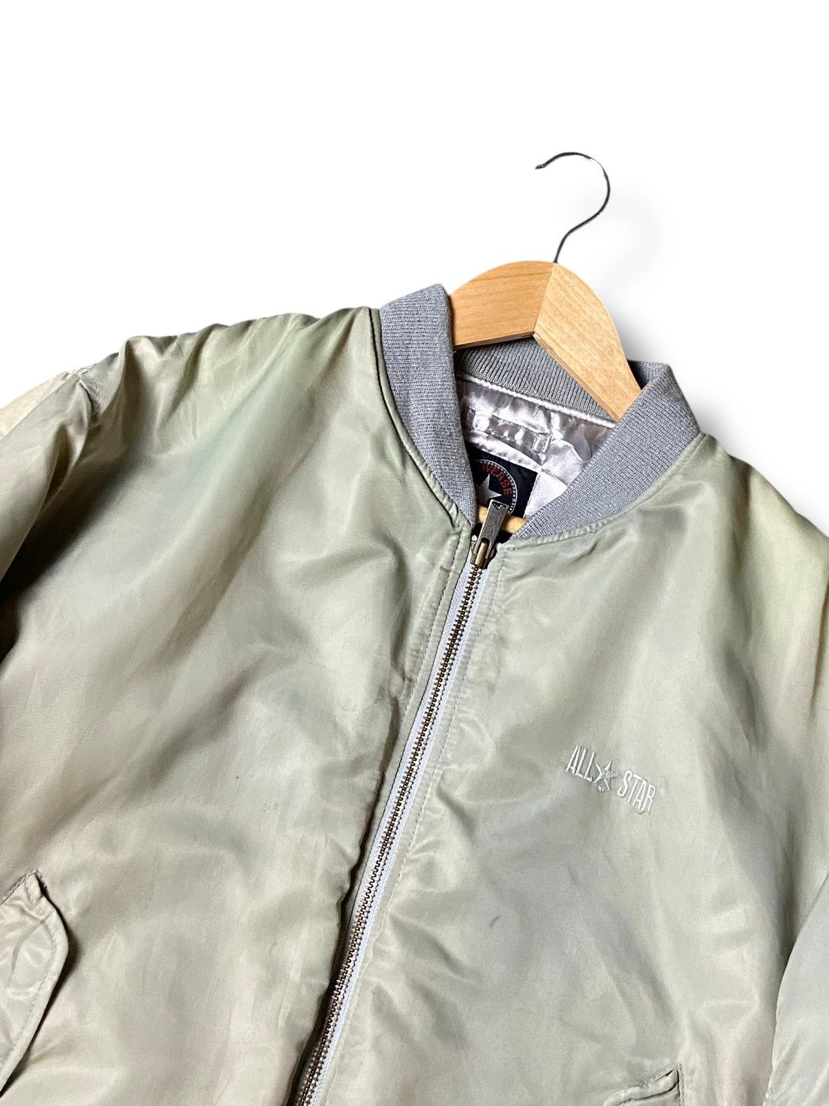 Converse × Japanese Brand × Vintage Vintage CONVERSE ALL STARS Bomber Jacket (126) Size US L / EU 52-54 / 3 - 8 Thumbnail