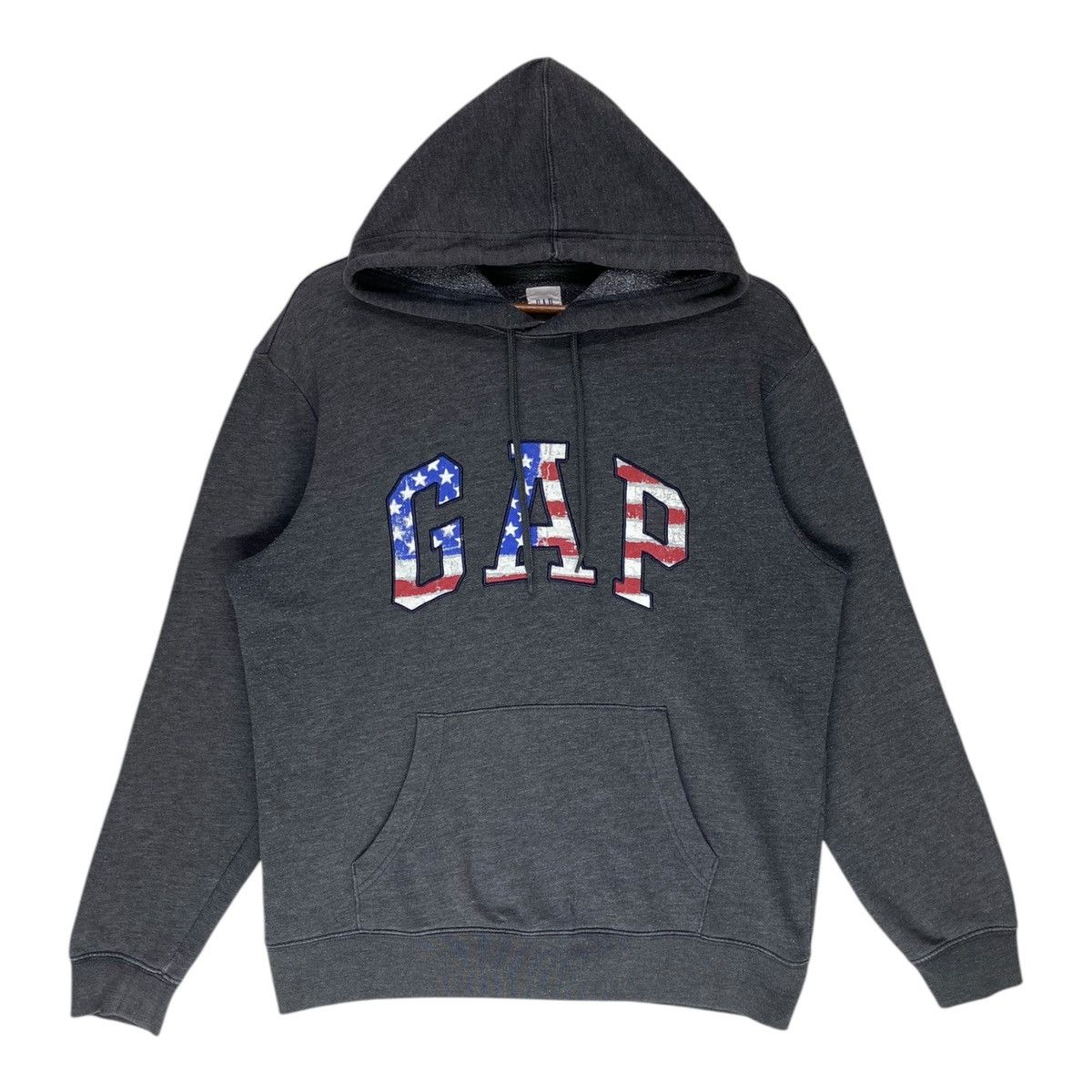 Gap GAP American Flag Hoodie Big Logo Pullover Size M Size US M / EU 48-50 / 2 - 1 Thumbnail