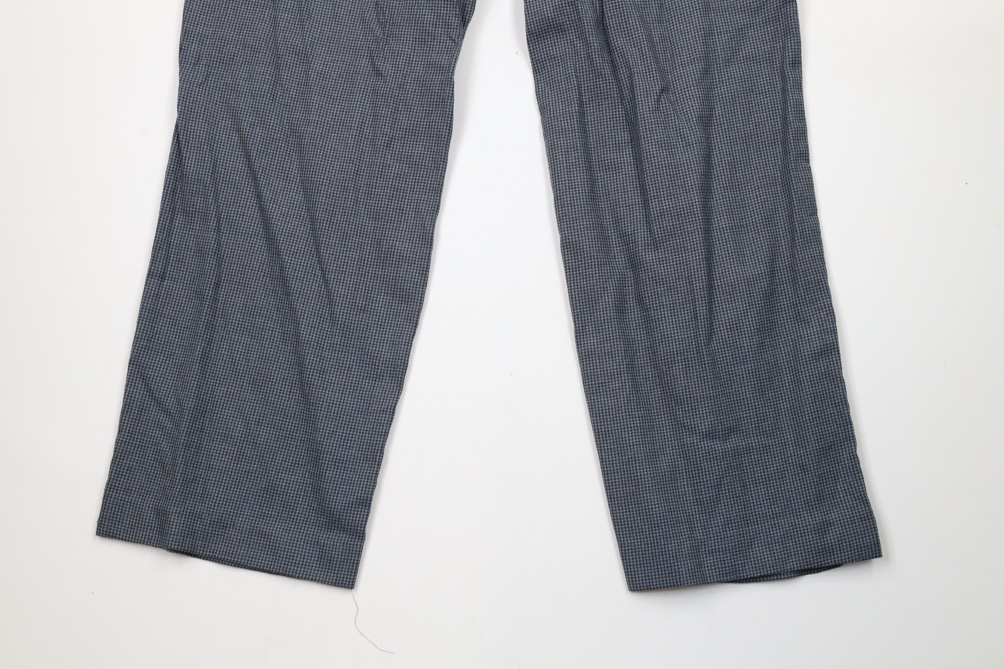 Vintage Vintage 70s Streetwear Wool Houndstooth Wide Leg Pants USA Size US 38 / EU 54 - 13 Thumbnail