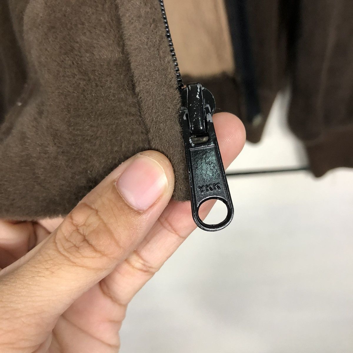 Carhartt 🔥VINTAGE ZIPPER SWEATER CARHARTT MADE IN USA 761 BROWN Size US L / EU 52-54 / 3 - 20 Thumbnail
