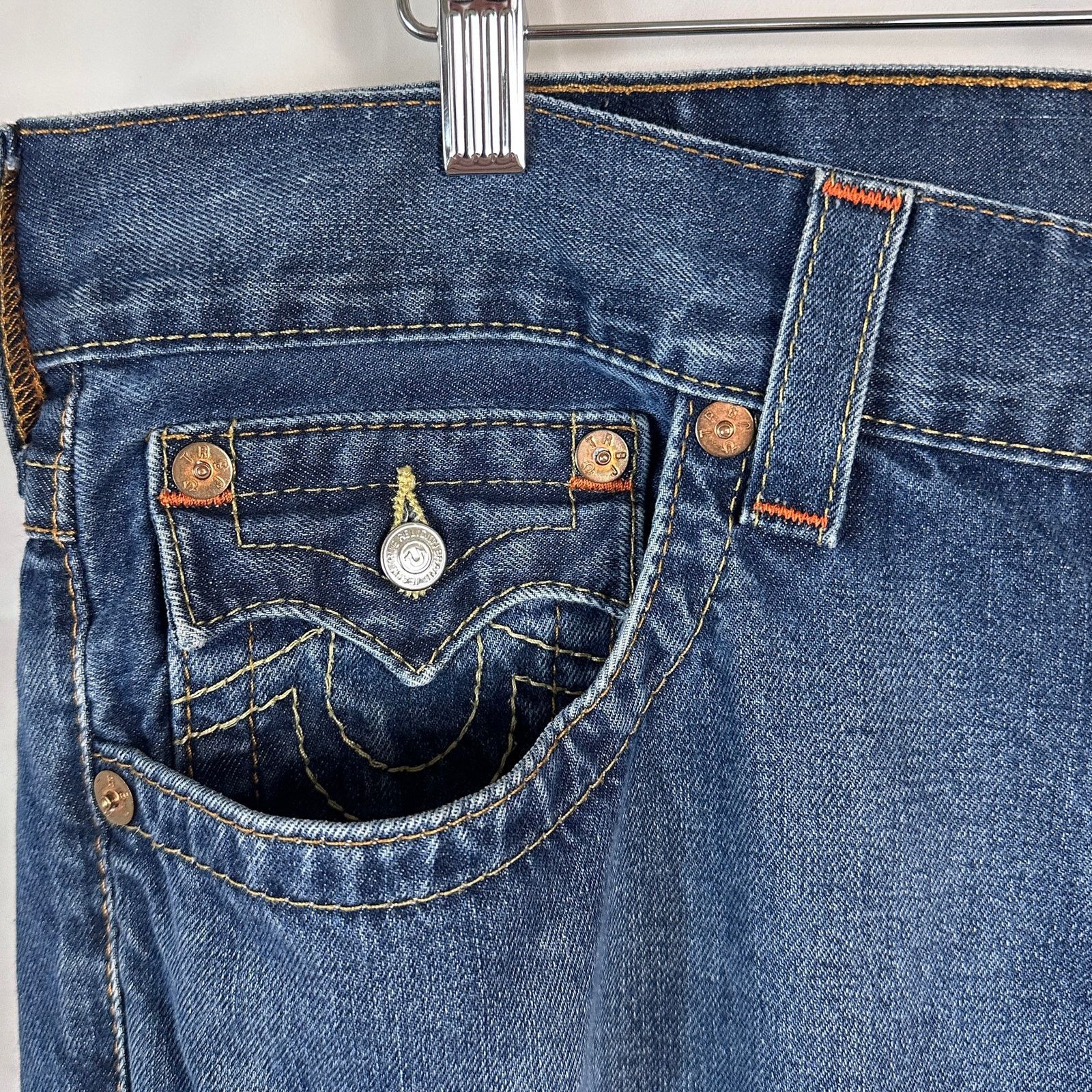 True Religion Skinny Blue Denim Jeans Size US 36 / EU 52 - 3 Thumbnail