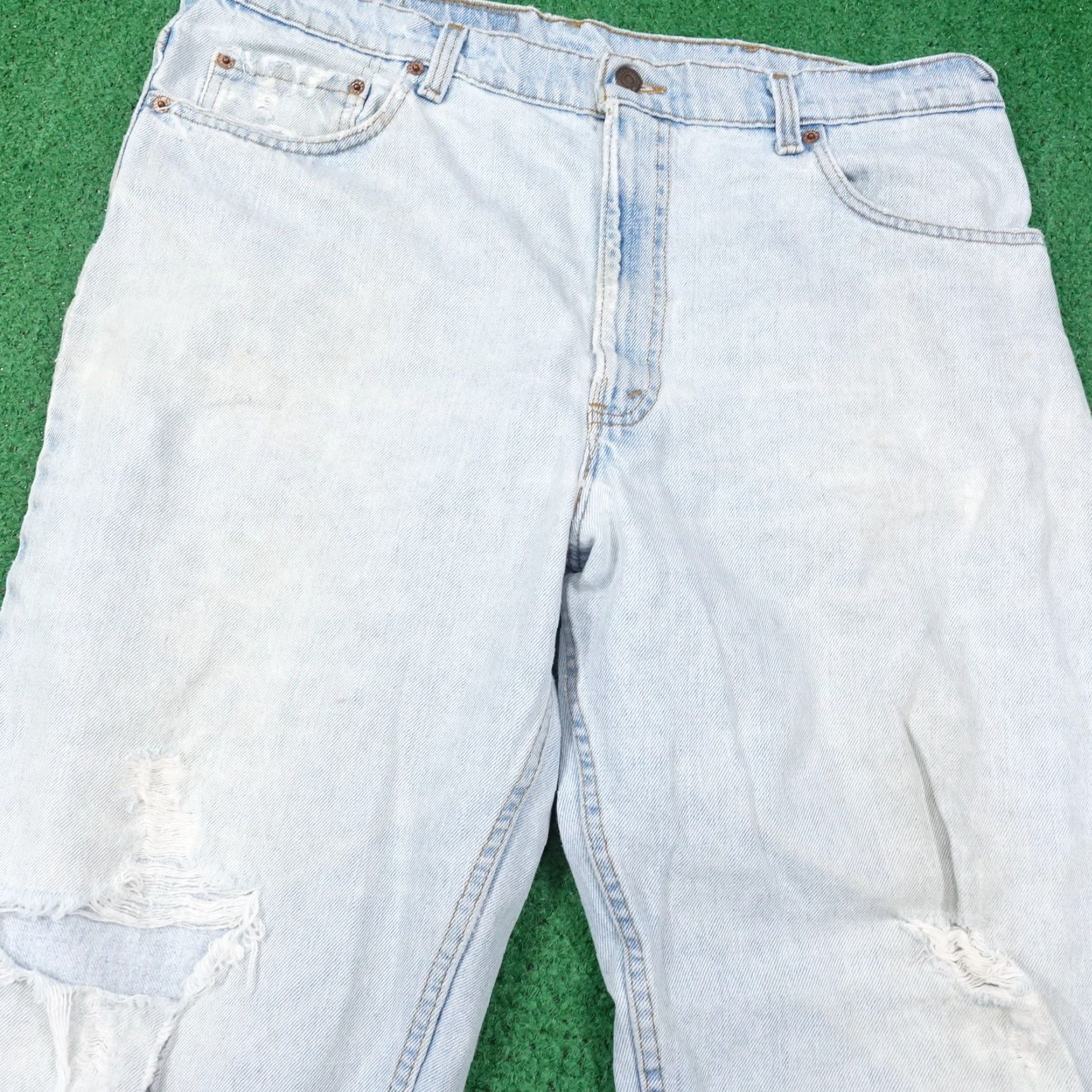 Levi's Vintage Levi's 550 Relaxed Fit Jeans Men Size 38 Medium Blue 80s 90s Made in USA Size US 38 / EU 54 - 4 Thumbnail