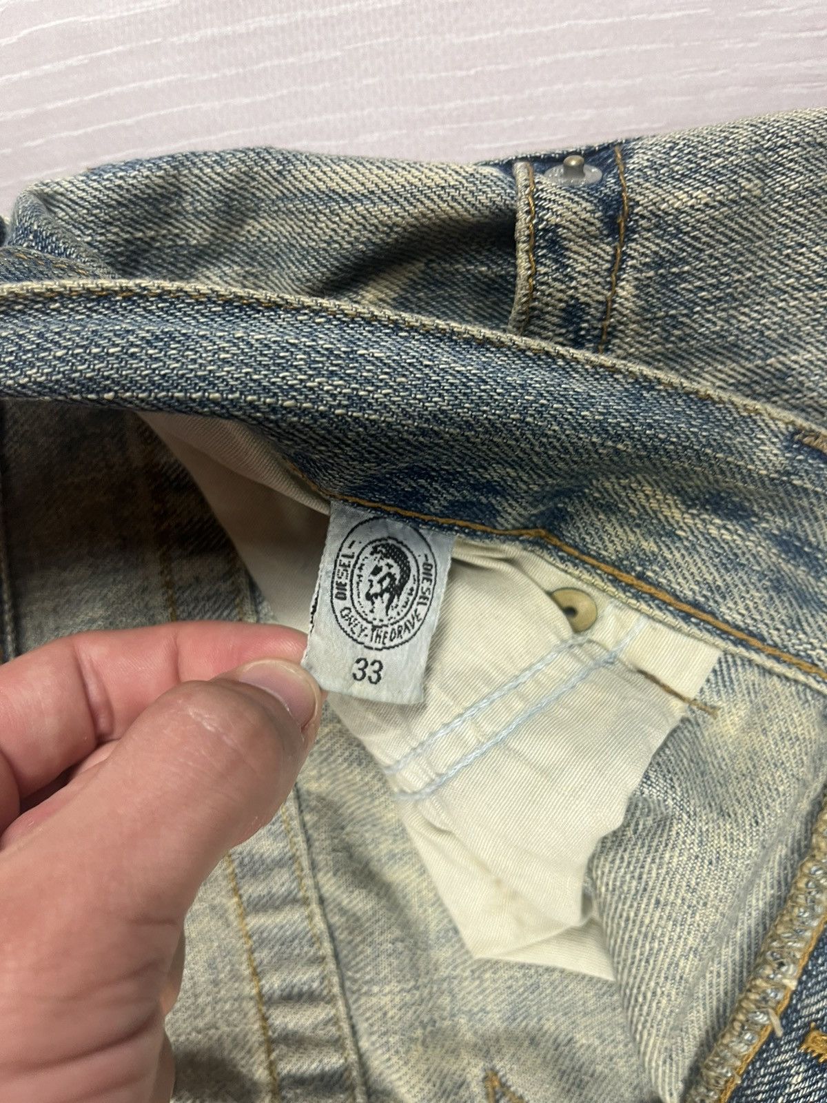 Diesel × Vintage Vintage Y2K Diesel Faded Pants Jeans Size US 33 - 13 Thumbnail