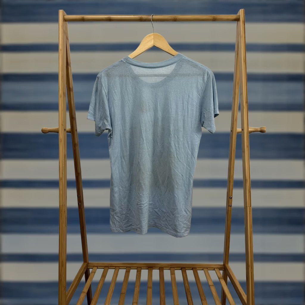 Vintage VTG 80s Roast Beef Cow Beach Sun Tan Funny Novelty T-Shirt M Blue Mens Short Sleeve Distressed Worn Retro Size US M / EU 48-50 / 2 - 1 Thumbnail