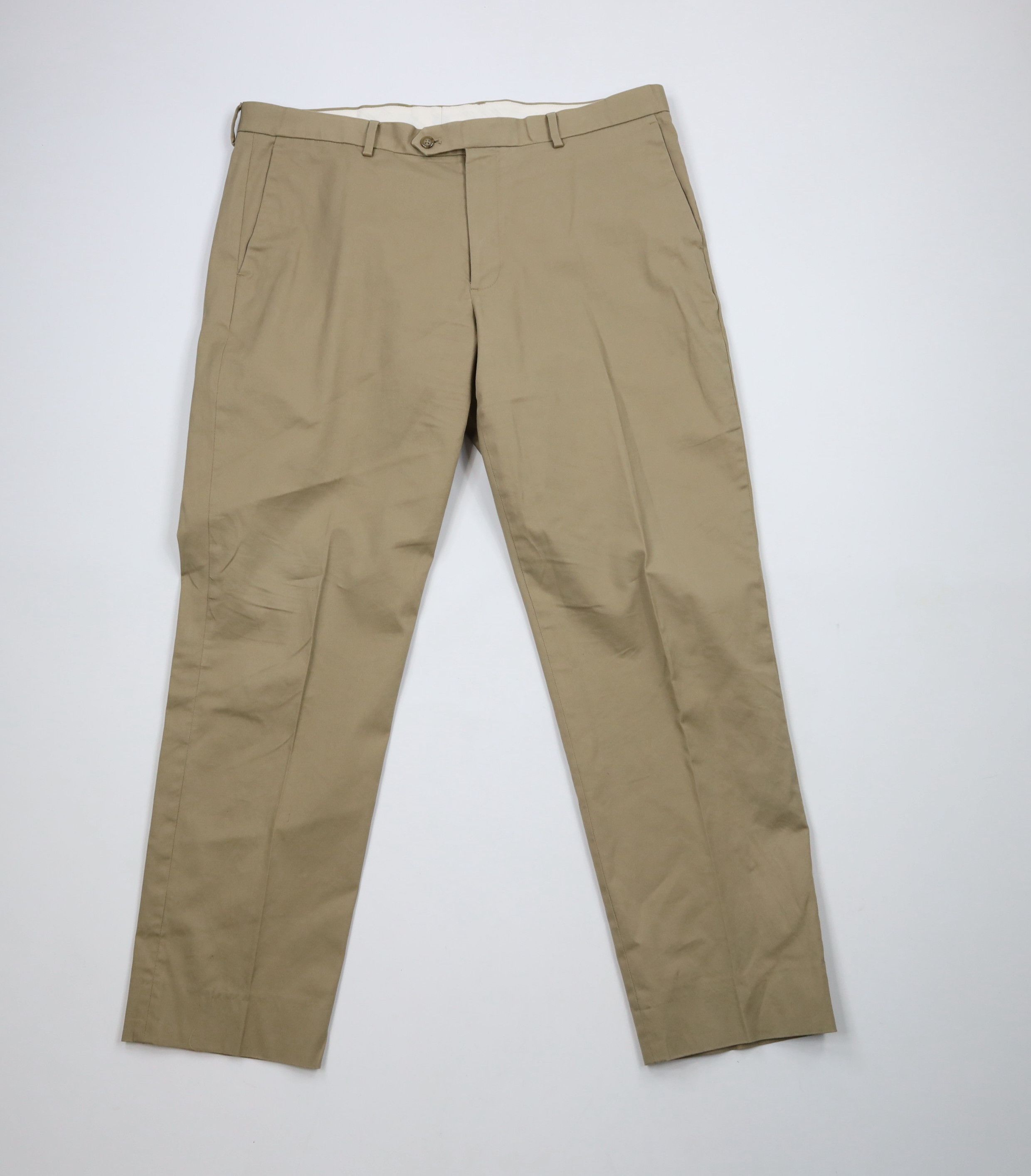 J.Crew  Vintage J Crew Bowery Classic Fit Flat Front Chino Pants Beige |  Grailed