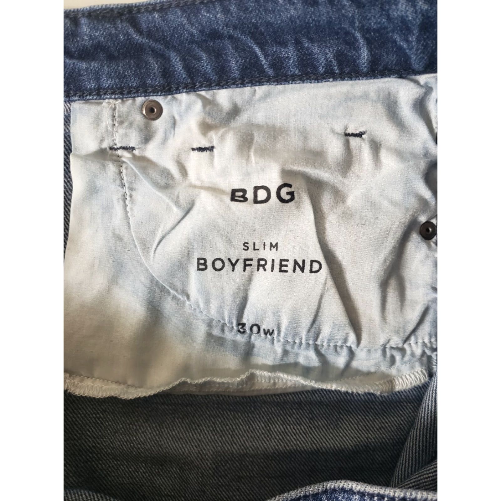 Urban Outfitters VINTAGE Urban Outfitters BDG Womens Slim Boyfriend High Rise Jeans-Size 30 Size 30" / US 8 / IT 44 - 7 Thumbnail