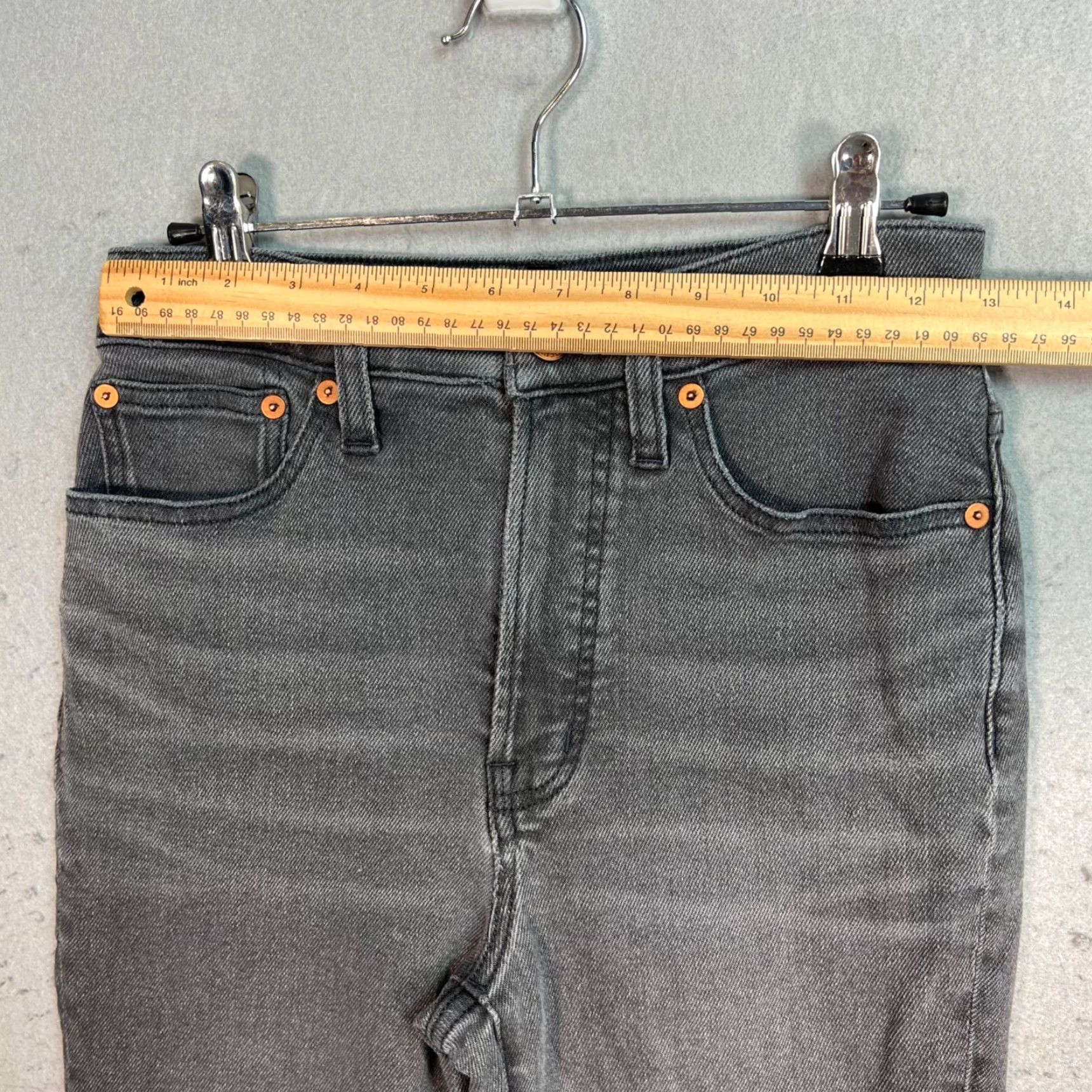 Madewell VINTAGE Madewell High-Rise Bootcut Jeans Womens Size 25 Gray Denim Size 42" / US 20 - 4 Thumbnail