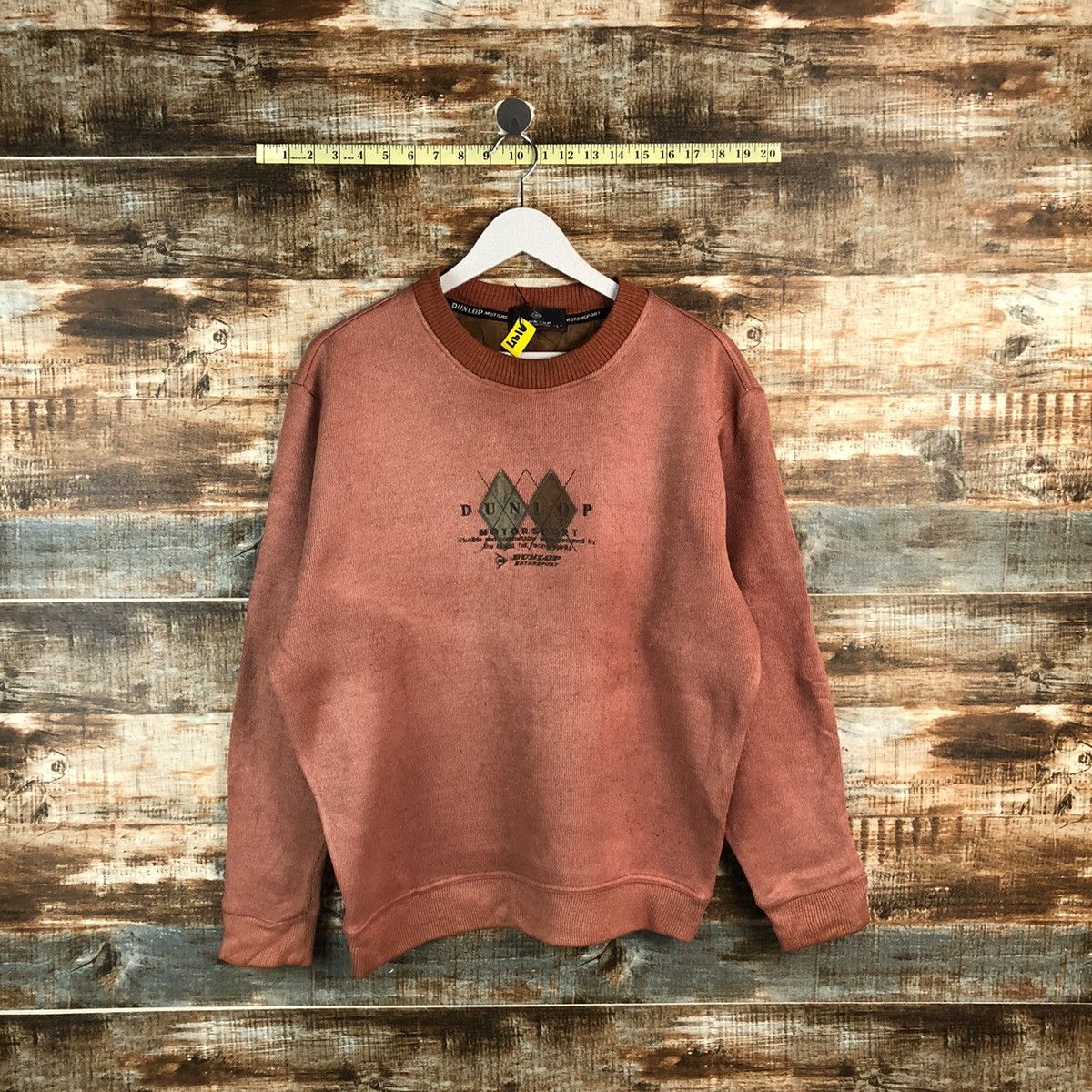 Dunlop × Vintage Dunlop vintage Orange Sweatshirt #A1917 Size US M / EU 48-50 / 2 - 1 Thumbnail