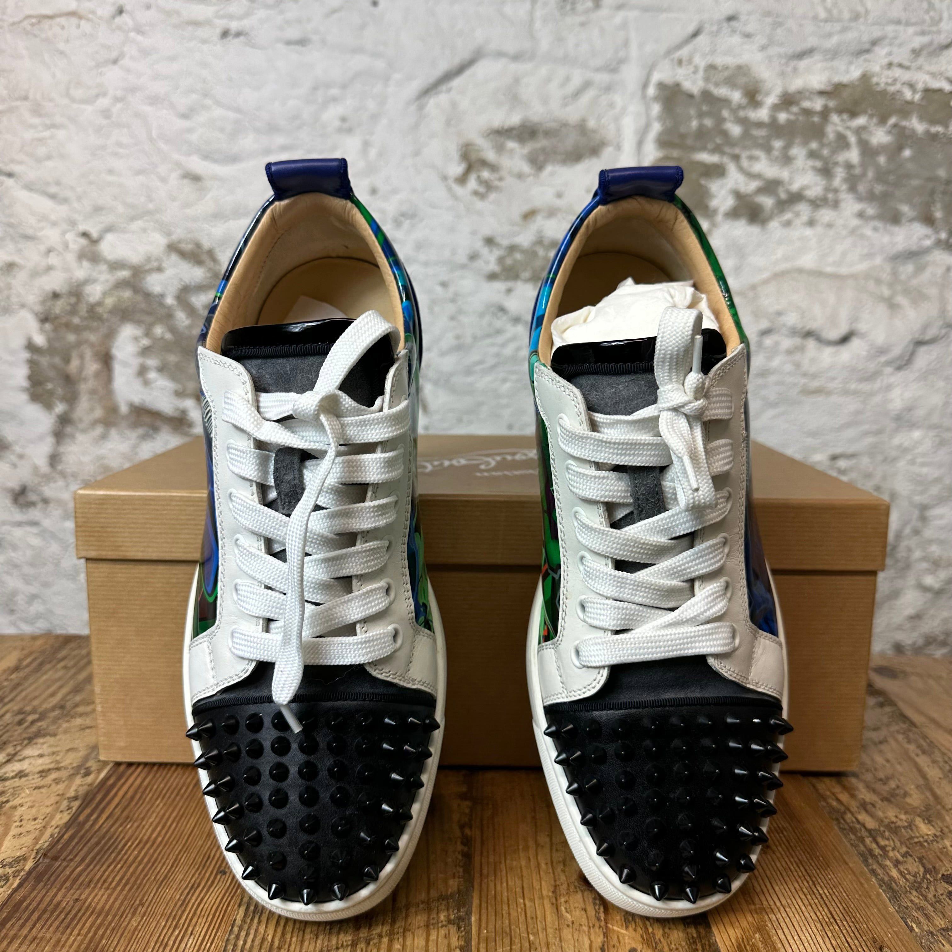 Christian Louboutin Christian Louboutin Grafitti Spike Sneaker Sz 7.5 (40.5) Size US 7.5 / EU 40-41 - 3 Thumbnail