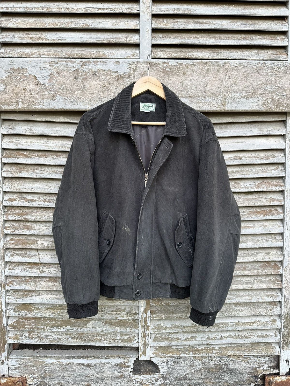 Vintage 👹THRASHED Crocodile Classic Corduroy Bomber Jacket Size US M / EU 48-50 / 2 - 9 Thumbnail