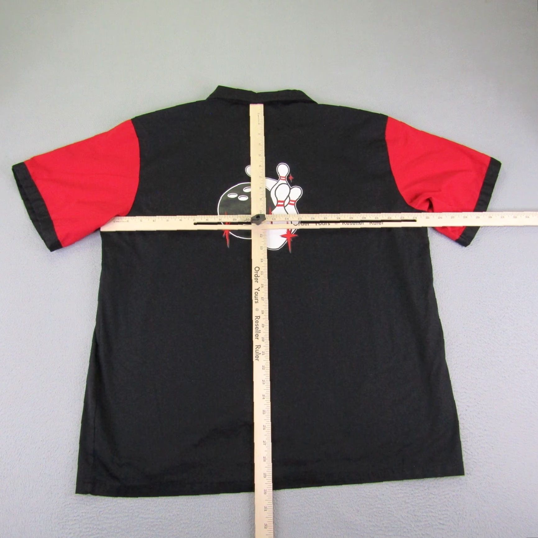 Vintage VINTAGE Cruisin USA Bowling Shirt Mens Large Red Rockabilly Button-Up Collared Short Sleeve Casual Rockabilly Retro Pockets Size US L / EU 52-54 / 3 - 7 Thumbnail