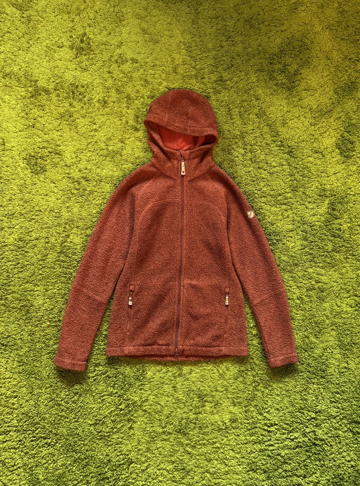 Designer × Fjallraven Fjallraven gorpcore style patch logo wool blend hoodie Size S / US 4 / IT 40 - 1 Thumbnail