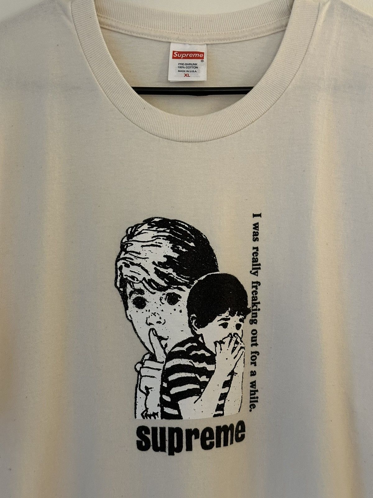 Supreme Supreme Freaking Out Tee Size US XL / EU 56 / 4 - 2 Thumbnail